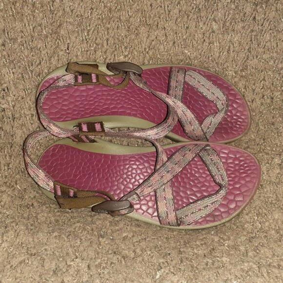 CHACO-Chari Cycloid Scale Strappy Outdoor Active Walking Sandal-SZ 7-Excellent - Picture 7 of 8